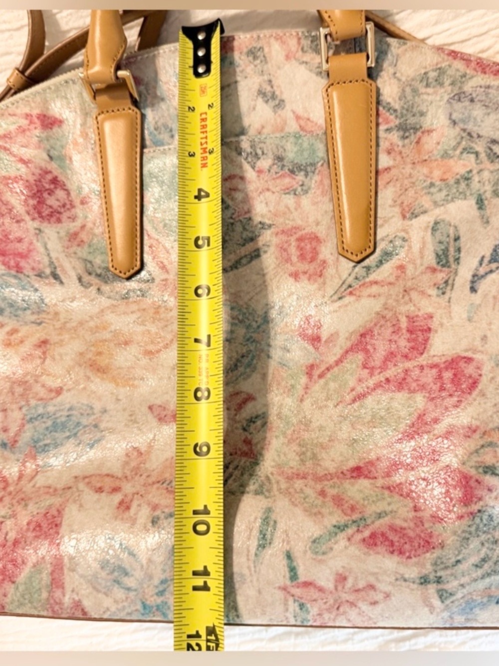 Authentic Brahmin Creme Talitha Large Duxbury Satchel Multicolor - Picture 16 of 16